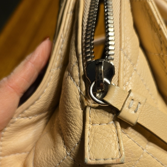 Chanel Classic Beige Quilted Calfskin Shoulder Bag - Picture 5 of 16